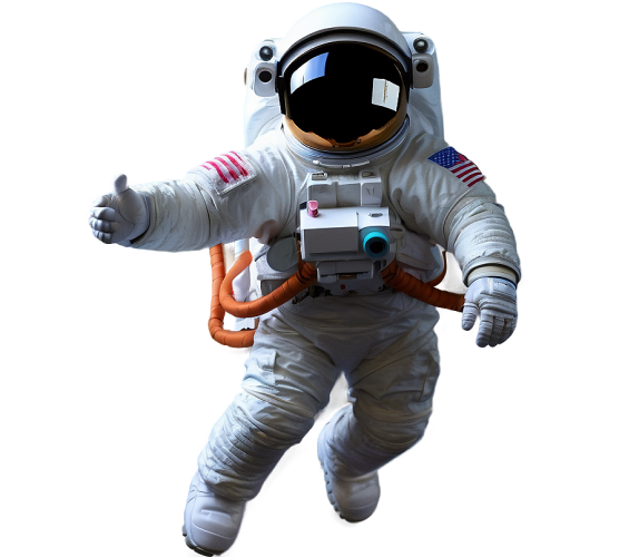 astronaut floating